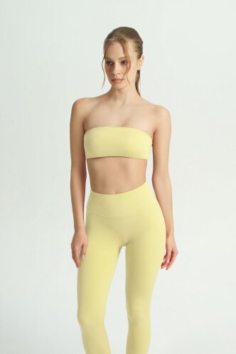 GLOW 'N FLOW BUTTER YELLOW STRAPLEZ BRA - Dossha