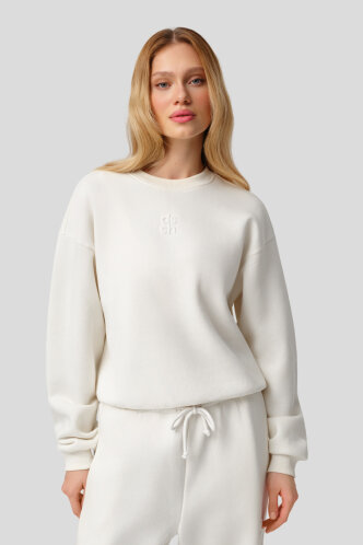 LOUNGEWEAR EKRU SWEATSHIRT - Dossha