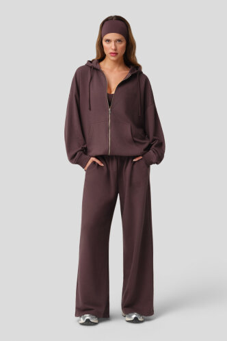 LOUNGEWEAR ESPRESSO HOODIE - Dossha
