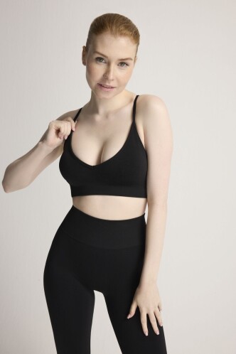 PITTA SİYAH BRA - Dossha